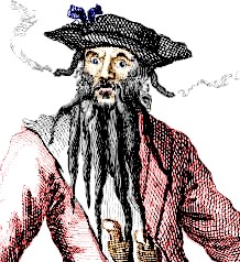 Captain Teach, Commonly Called Blackbeard